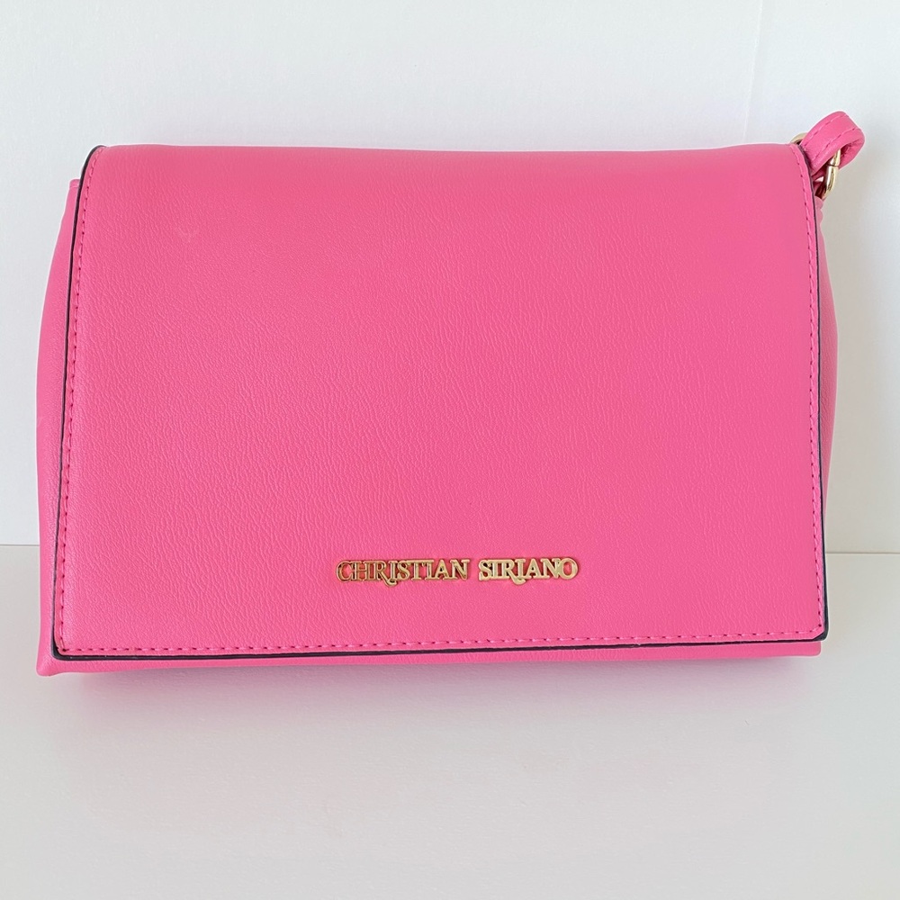 Christian Siriano Pink Crossbody Clutch